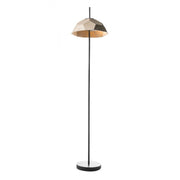 Lampadaire gris tourterelle abat-jour base noire cm 34 x 160 h