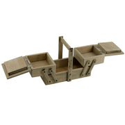 Etabli en bois Rosina 2 tiroirs cm27x14h19