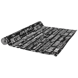 Nappe chemin de table 40x140 cm noire en coton