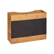 AIMANTE Organiseur de cuisine en bambou naturel 31x8,5x h25 cm
