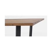 Table Helsinki anthracite-naturel 130x130 cm