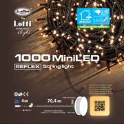Chaîne de Lumières de Noël TLG 1000 MiniLED 4+70,4m