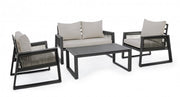Salon de jardin Captiva anthracite