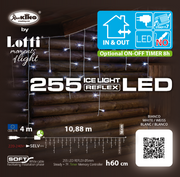 Glace Lumineuse WLED 255 LED 10,88 M x H60cm