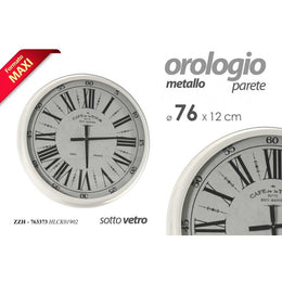 Grande horloge murale anti-rétro 26 x 11,5 cm
