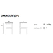 Table ronde en polypropylène pour extérieur Blanc BRAGA diamètre 90x h72 cm
