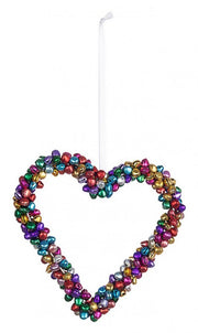 Pendaglio Arlecchino Cuore Multicolore 6x