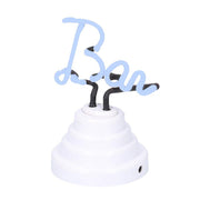 Barre lumineuse néon bleue cm10x12,5h17