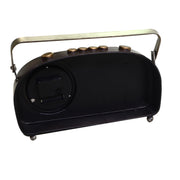 Horloge ronde en métal noir cm33x7x22,5