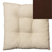 Housse de chaise bordée de fibre marron