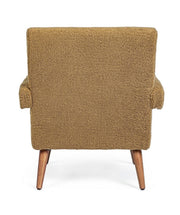 Fauteuil Berna Palm vintage marron-beige