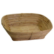 Panier rectangulaire en jonc naturel cm35xh9x31