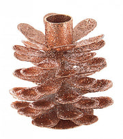 6x Bougie 1P Pinéale Or Rose H10