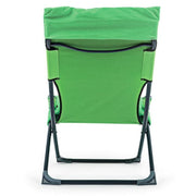 Transat pliant Relax avec rembourrage SFOD Vert 60x90xh86 cm