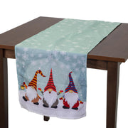 Chemin tissu nains LED bleu cm40x150