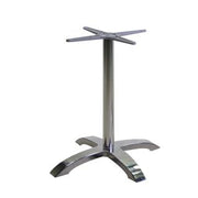 Base de table en aluminium gris