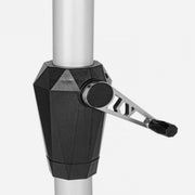 Parapluie Vienna en aluminium gris foncé