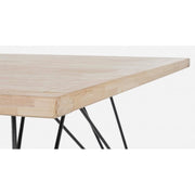 Table design industriel en bois DISTRICT 200x90x h76 cm