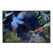 Tableau peint Colibri cm92x62x4,5