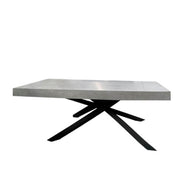 Table extensible Iron Gondar 160x90 béton