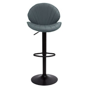 Tabouret de tunn gris réglable avec pied noir 52x56x90 cm