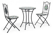 Promo set table Positano avec chaises en fer