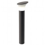 Lampe d'extérieur en aluminium moulé avec diffuseur opalin - Hauteur max 160mm - IP44 - Puissance maximale 25W graphite