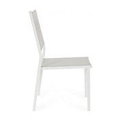 Chaise Hilde blanche Cloud pour l'extérieur cm 46 x 57 x 88 h