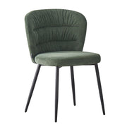 Chaise rembourrée verte Klontar 79x56x57,5 cm