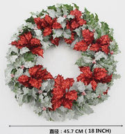 Couronne avec balai rouge cmø34h45