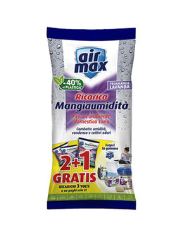 AirMax Sali Recharge Lavande avec 3 sachets de 450 grammes