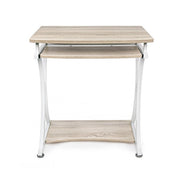 Bureau PC en acier VIOLET blanc 70x55x h76 cm