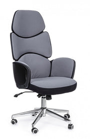 Fauteuil de bureau rembourré gris-noir Armstrong