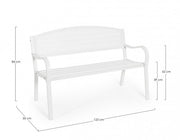 Banc Lizette Blanc