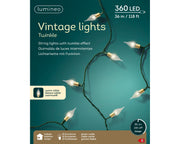 Lámparas vintage LED con efecto parpadeante de 8 funciones para uso interior 3590 cm