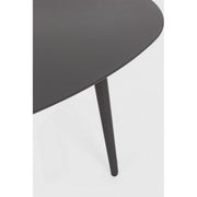 Table basse d'extérieur en aluminium Anthracite RIDLEY 120x75x h36 cm