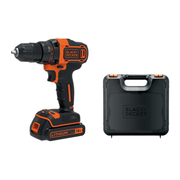 Perceuse-visseuse à batterie lithium Black + Decker 18 V avec étui