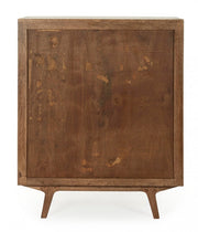 Meuble bar avec 2 portes en bois de style vintage 90x40x108 cm