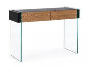Console 2C Ligne Bois Nero110X40