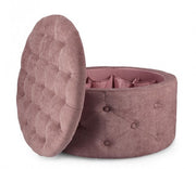 Pouf Cont.P.Scarpe Ernestine Dark Rose