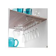 Metaltex - Lot de 2 rails sous étagère pour gobelets 41 cm