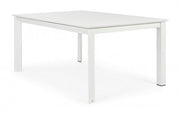 Table de jardin extensible Konnor blanc