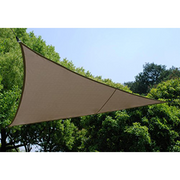 Store Triangulaire 5x5x5m en Tissu Imperméable - Couleur: Gris Tourterelle