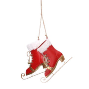 Glissières rouges en métal cm10x10h1