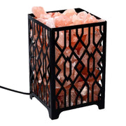 Lampe à sel avec galets et accessoire 13,1x13,1h20 cm