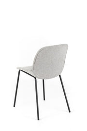 Lot de 4 chaises en tissu 57cm x 46cm H. 80cm