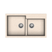Évier Tip Toe N200 2 cuves en avoine