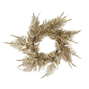 Couronne avec feuilles d'or cm ø30