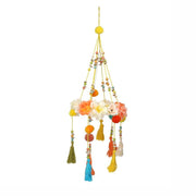 Décoration couronne de fleurs pour carillons éoliens cmø25h75