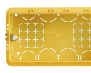Bticino S504Ef Kit 3 Boîtiers Jaunes